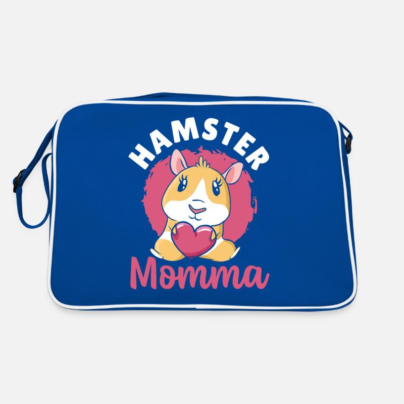 Hamster-Mama Hamster-Besitzer Retro Tasche