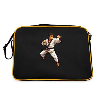 Karaté Combattant - Sac Retro - noir/or - Dos