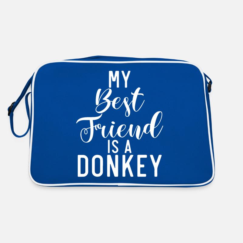 Donkey Lover Gifts Retro Bag
