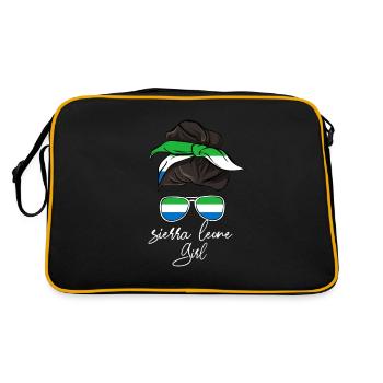 Sierra Leone - Sac Retro - noir/or - Dos