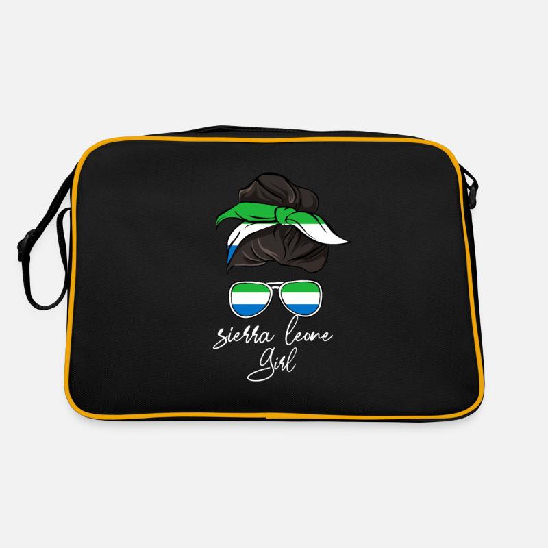 Sierra Leone - Retro Bag - black/gold
