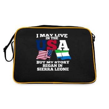 Sierra Leone - Sac Retro - noir/or - Dos