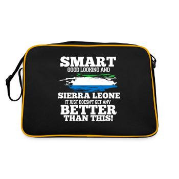 Sierra Leone - Sac Retro - noir/or - Dos