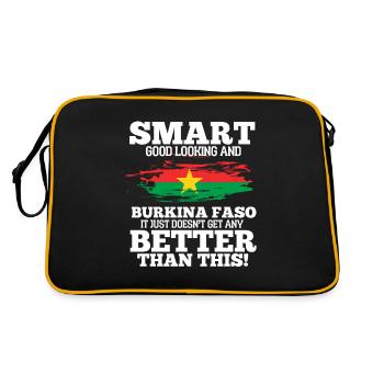 Burkina Faso - Sac Retro - noir/or - Dos