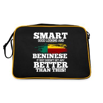 Bénin - Sac Retro - noir/or - Dos