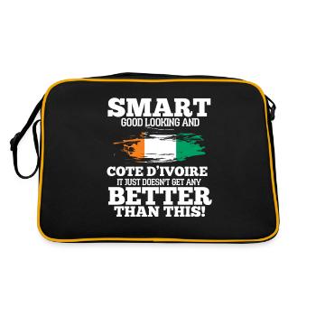 Côte d’Ivoire - Sac Retro - noir/or - Dos