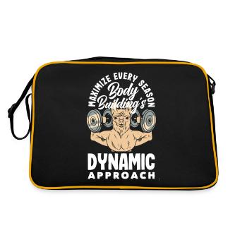 Maximize Every Season Bodybuilding's Dynamic - Retro Bag - black/gold - Back