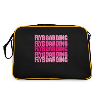 Flyboard, divertissement, sports nautiques, loisirs - Sac Retro - noir/or - Dos