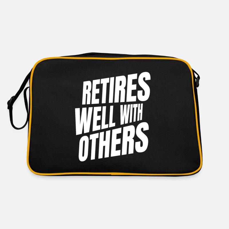 Rentner Rente Retro Tasche