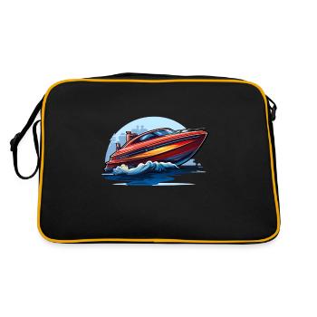Canot automobile - Sac Retro - noir/or - Dos