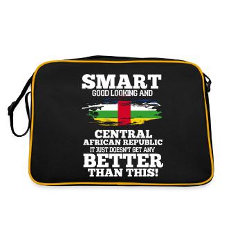 Central African Republic - Retro Bag - black/gold - Back