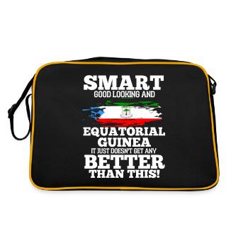 Guinée équatoriale - Sac Retro - noir/or - Dos