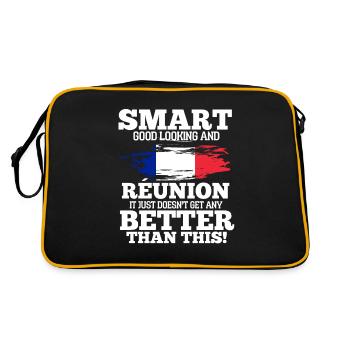 Réunion - Sac Retro - noir/or - Dos