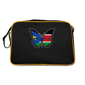 Soudan du Sud - Sac Retro - noir/or - Dos