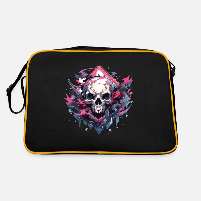 Totenkopf Retro Tasche