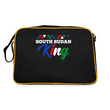 Soudan du Sud - Sac Retro - noir/or - Dos