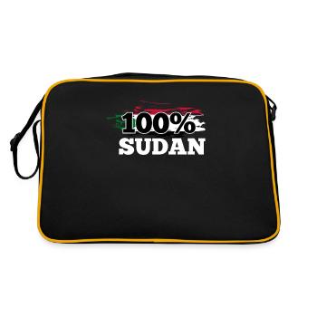 Soudan - Sac Retro - noir/or - Dos