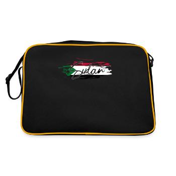 Soudan - Sac Retro - noir/or - Dos