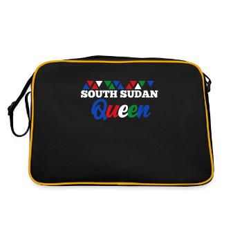 Soudan du Sud - Sac Retro - noir/or - Dos