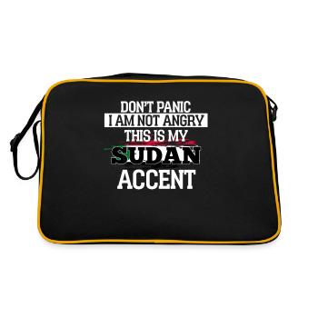 Soudan - Sac Retro - noir/or - Dos