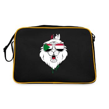Soudan - Sac Retro - noir/or - Dos