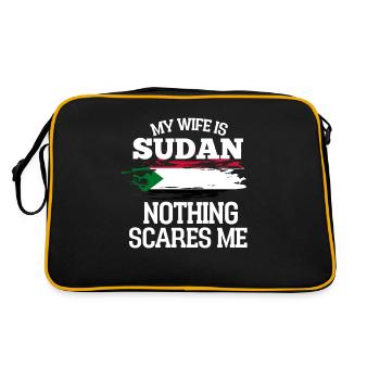 Soudan - Sac Retro - noir/or - Dos
