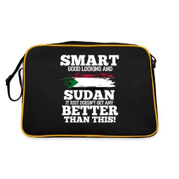 Soudan - Sac Retro - noir/or - Dos