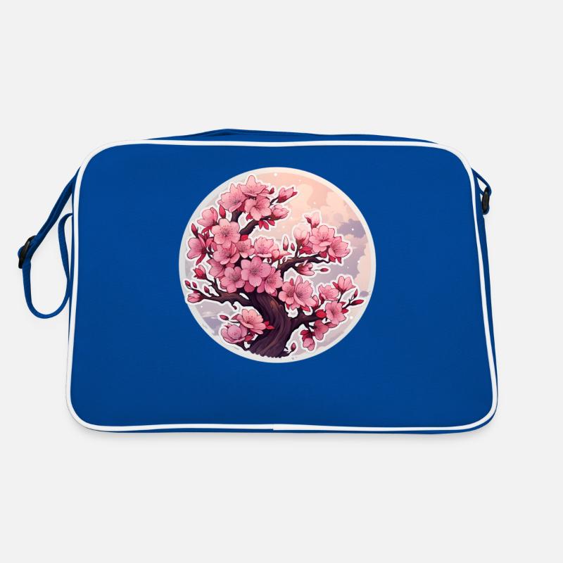 Cherry blossom tree Retro Bag