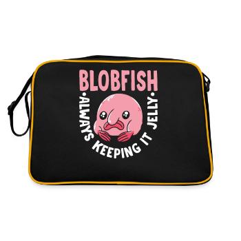 Blobfish Keeping It Jelly Blobfishes Owner - Retro Bag - black/gold - Back