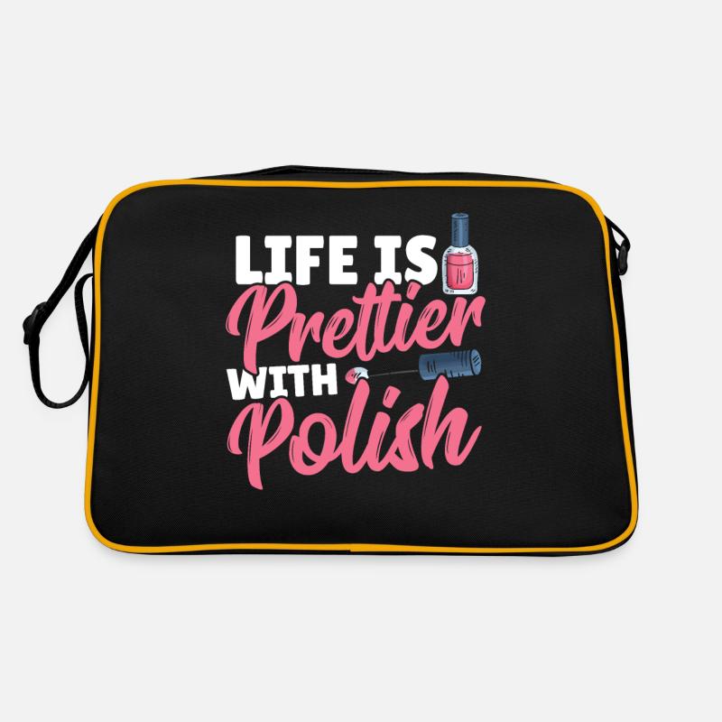 La vie est plus belle avec la laque Nail Tech Sac Retro