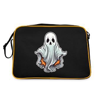 Ghost Halloween Comic - Retro Bag - black/gold - Back