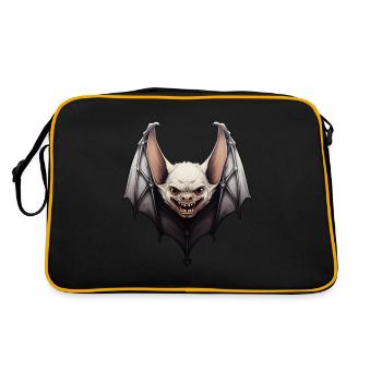 Bat Halloween - Retro Bag - black/gold - Back