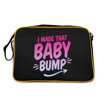 J’ai fait ce baby bump - Sac Retro - noir/or - Dos