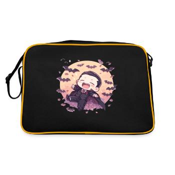 Vampire - Retro Bag - black/gold - Back