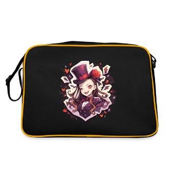 Vampire - Retro Bag - black/gold - Back