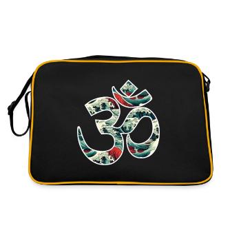Résonance cosmique : le Om sacré - Sac Retro - noir/or - Dos