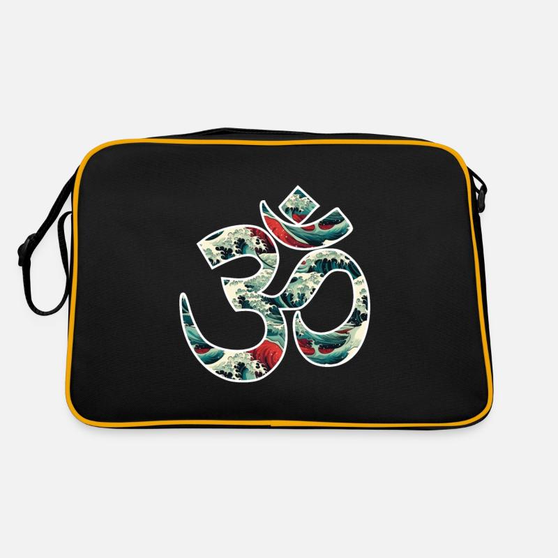 Cosmic Resonance: The Sacred Om Retro Bag
