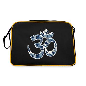 Cosmic Resonance: The Sacred Om - Retro Bag - black/gold - Back