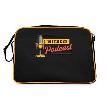 Podcasting I Witness Podcast Loves Radio Broadcast - Retro Bag - black/gold - Back