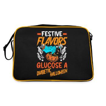 Festive Flavors Glucose a Diabetic Halloween - Retro Bag - black/gold - Back