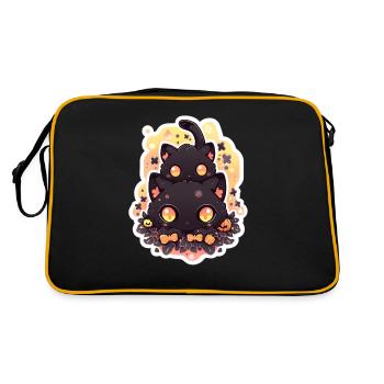 Chat Anime Chat Noir - Sac Retro - noir/or - Dos