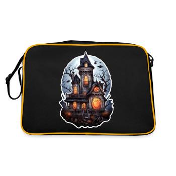 Haunted house - Retro Bag - black/gold - Back