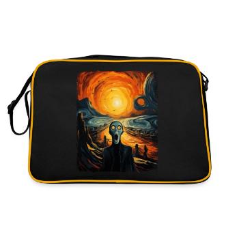 Costume de fantôme Art effrayant d’Halloween - Sac Retro - noir/or - Dos