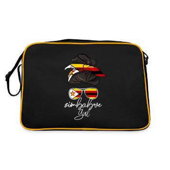 Zimbabwe - Retro Bag - black/gold - Back