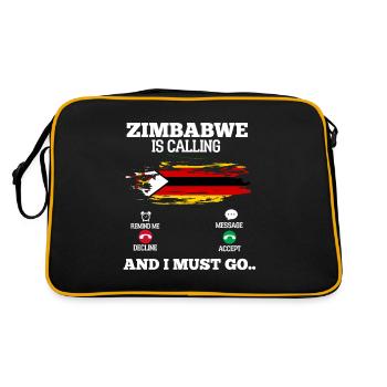 Zimbabwe - Retro Bag - black/gold - Back
