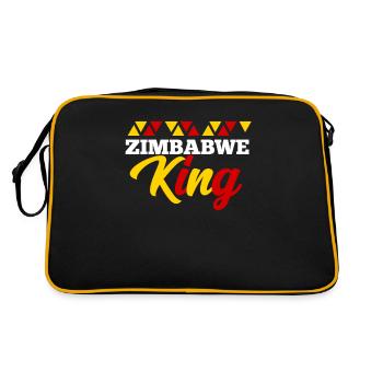 Zimbabwe - Retro Bag - black/gold - Back