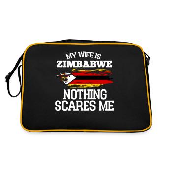 Zimbabwe - Retro Bag - black/gold - Back