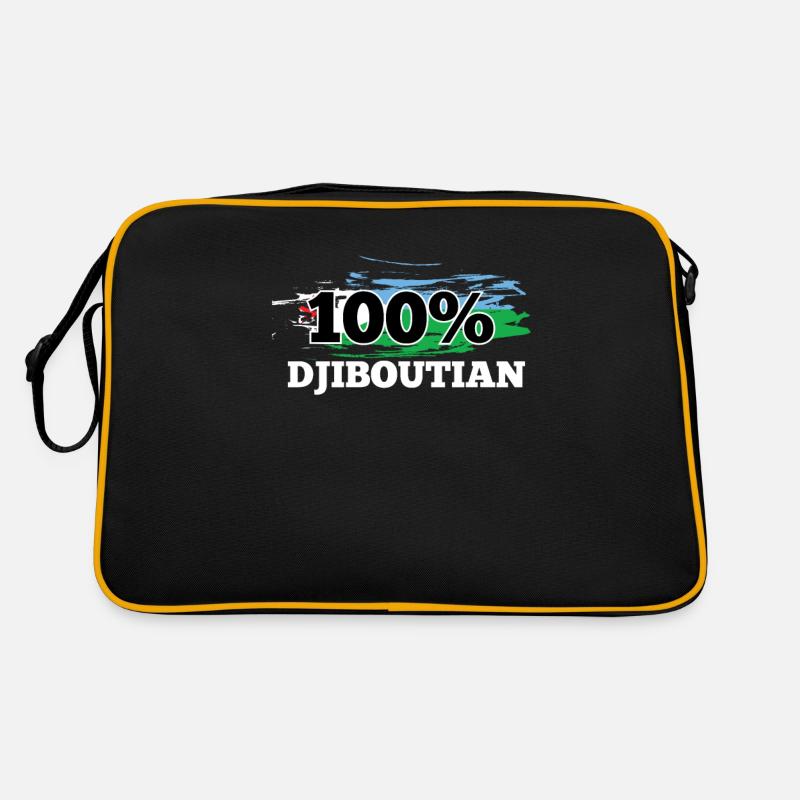 Djibouti - Sac Retro - noir/or