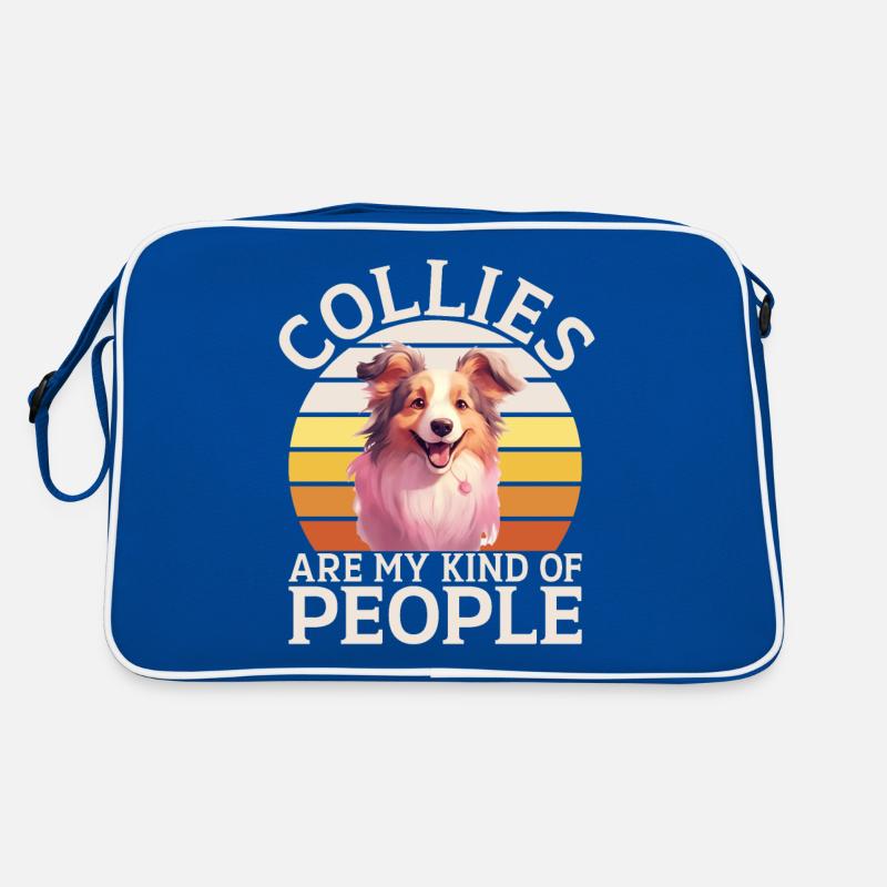 Collie Gifts Retro Tasche