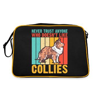 Cadeaux Collie - Sac Retro - noir/or - Dos